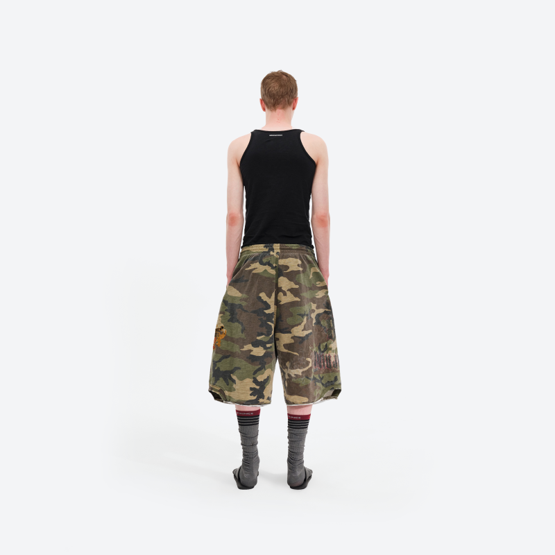 Camo Deconstructed 7/8 Pants